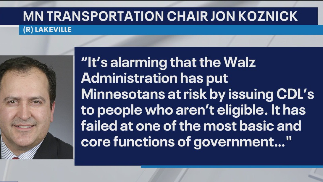 Trump Administration cracking down on illegal CDL's in Minnesota