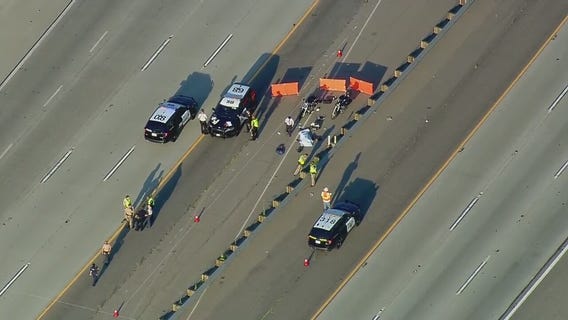 1 killed, 1 hurt in 210 Freeway shooting in San Bernardino