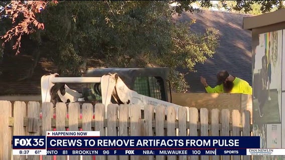 Pulse Memorial update: Crews begin removing items from inside Pulse