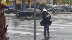 Third storm slams Los Angeles area