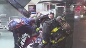 Woman set on fire on CTA train