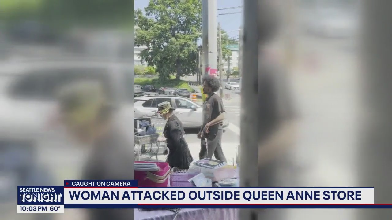 Woman attacked outside Queen Anne store