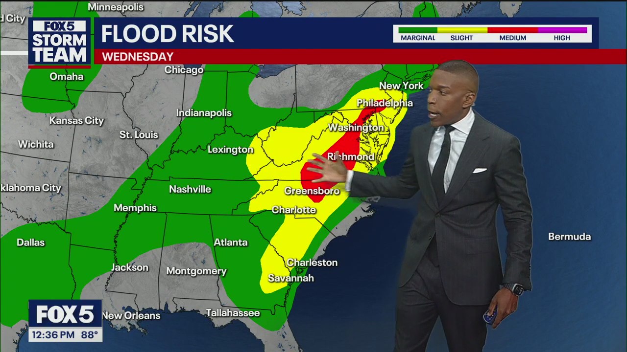 Wednesday midday weather forecast