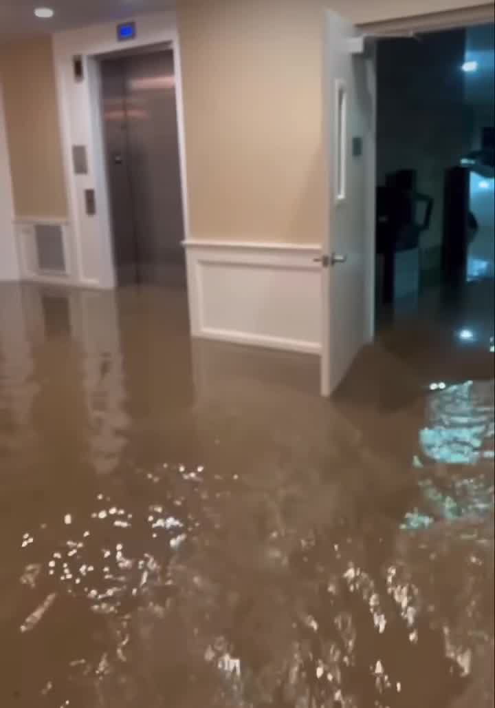 Port Jefferson apartment building flooding
