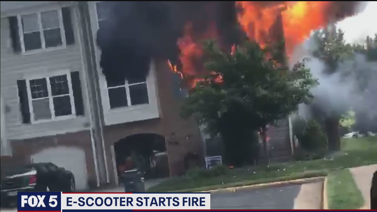 Electric scooter battery caused house fire in Virginia, Fire Marshal says