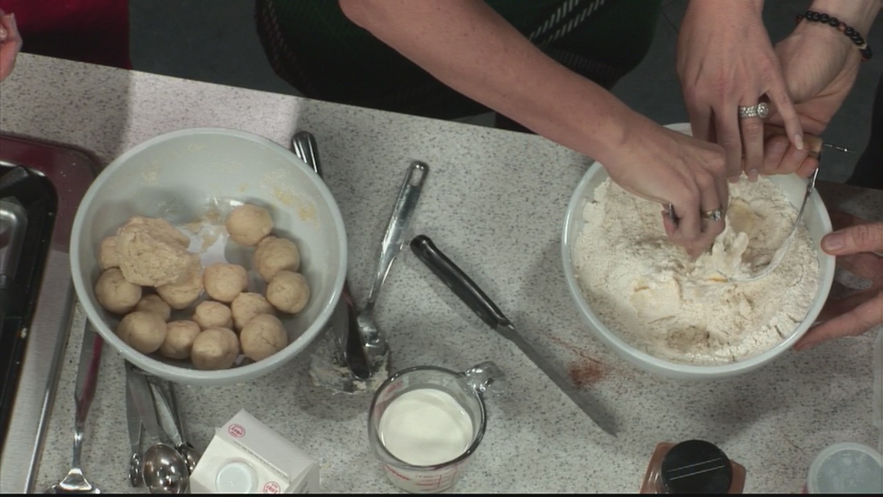 Making homemade donut holes with Jill of All Trades