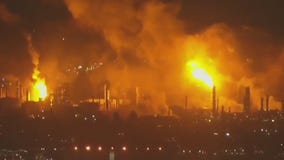 Massive fire breaks out at California oil refinery