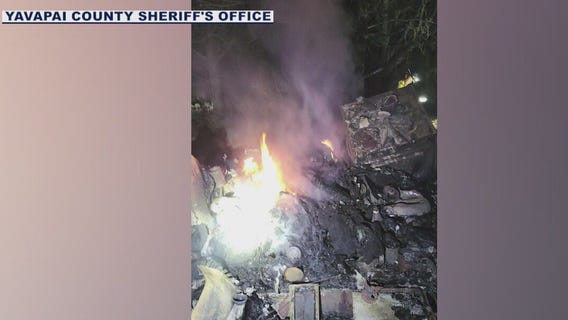 Trailers set on fire near Seligman, arson suspected