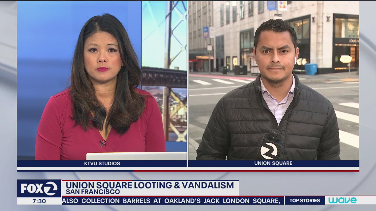 Looting and vandalism at San Francisco's Union Square