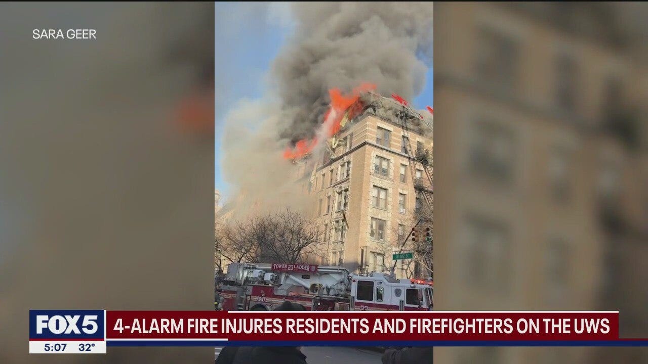 3 civilians, 3 firefighters injured in Upper West Side fire