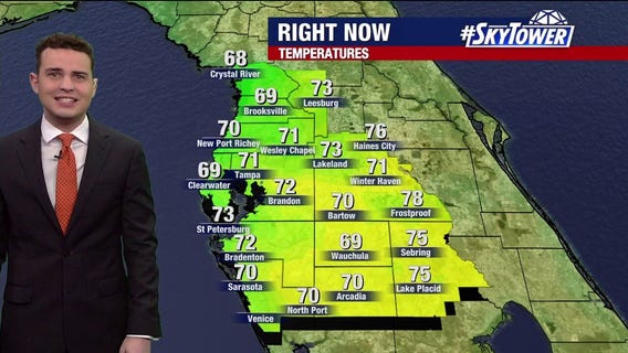 Tampa Weather | Warm Saturday evening