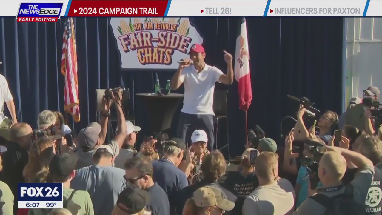 Presidential candidates at Iowa State Fair