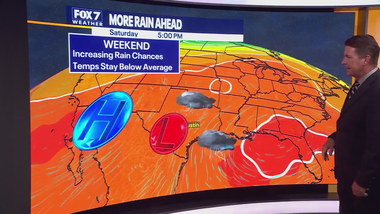 Austin weather: More rain expected