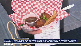 Deep Fried Seafood Gumbo Balls take home two Big Tex Choice awards