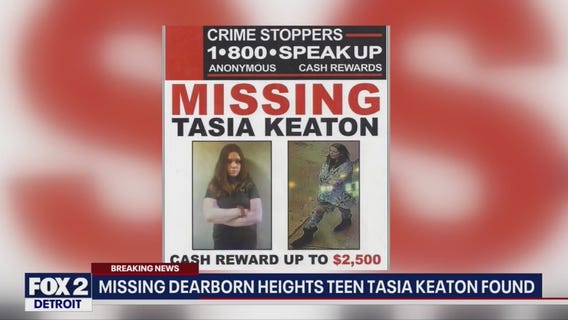 Dearborn Heights teen Tasia Keaton found safe, police say