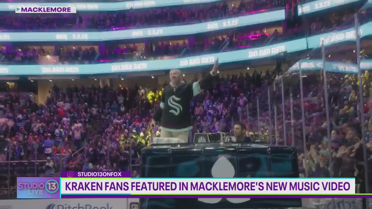 Kraken fans seen in Macklemore's music video for 'No Bad Days'