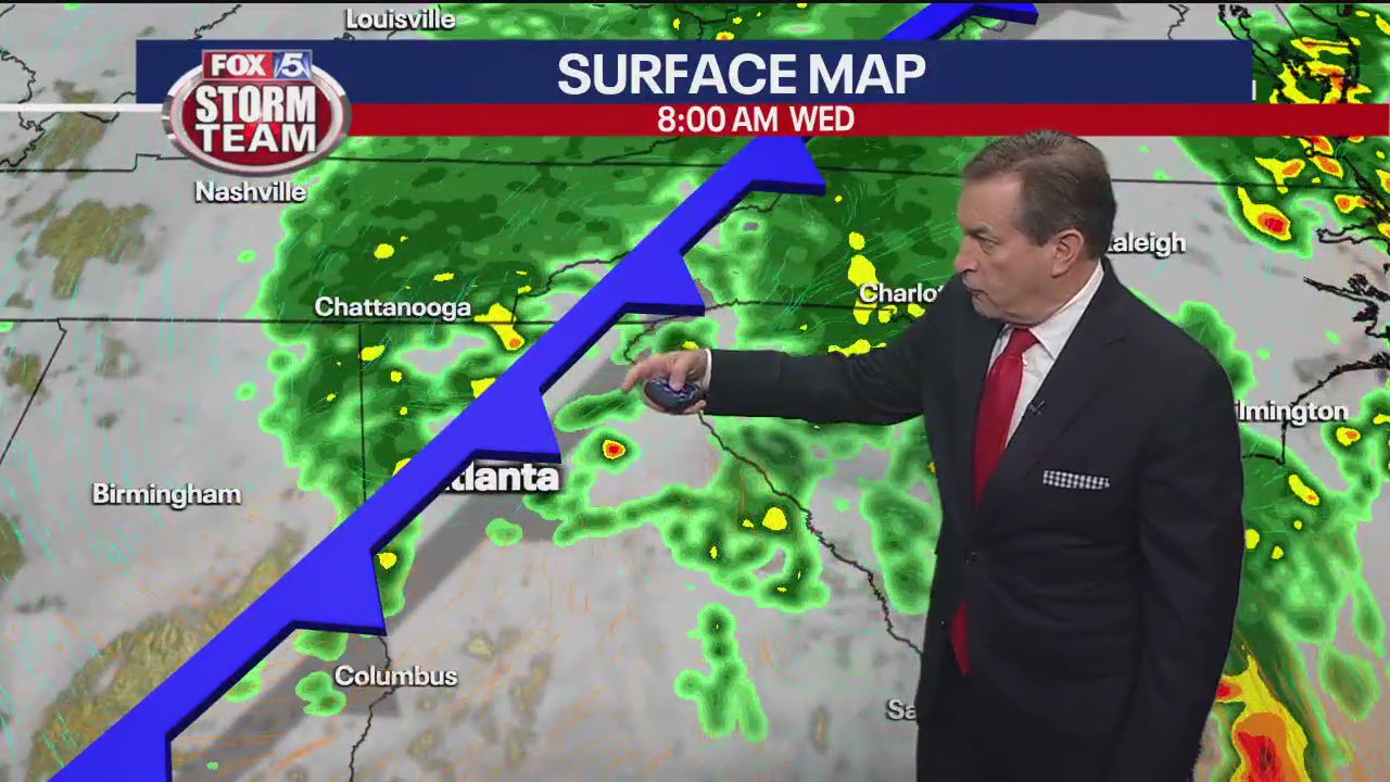 Tuesday evening forecast update | FOX 5 Atlanta