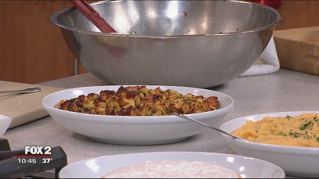 Homemade bread stuffing recipe from Andiamo