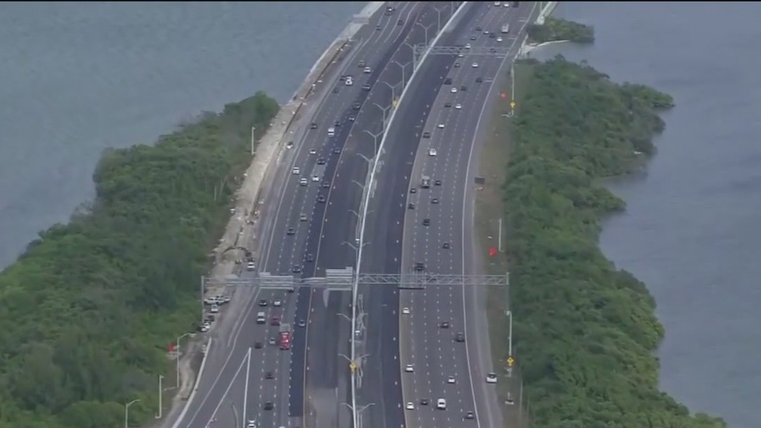 Speed limit dropped on Howard Frankland Bridge