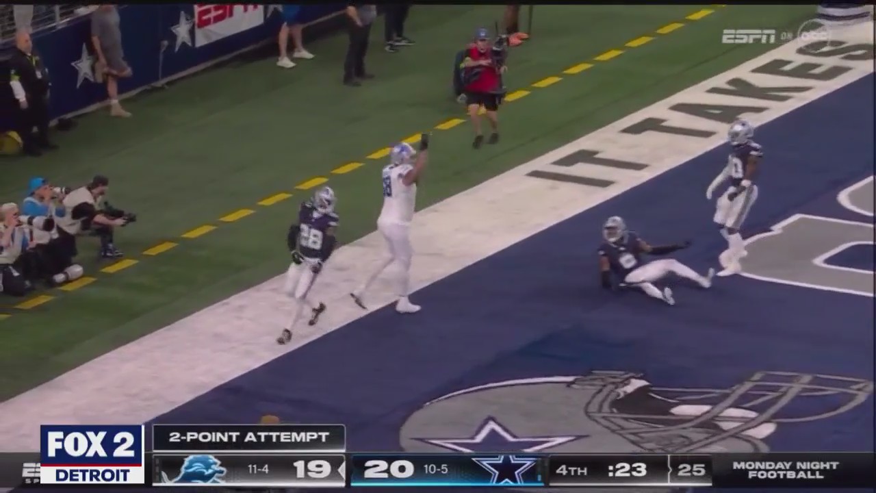 FOX 2 Gameday: Referees blow call, probably costing Lions the win over Cowboys