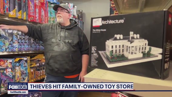 $10K of LEGO merch stolen from family-owned toy store in Pierce County