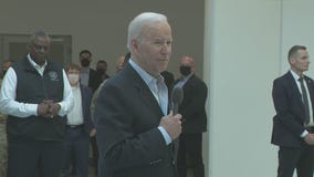 Pres. Biden thanks US Servicemembers during visit in Poland
