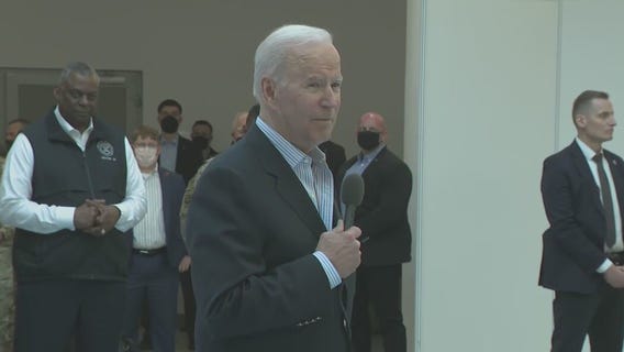 Pres. Biden thanks US Servicemembers during visit in Poland