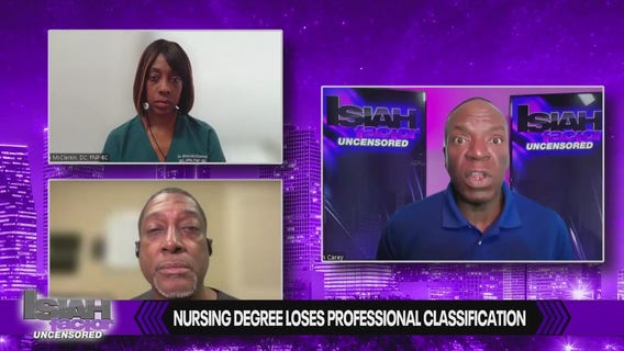 Nursing degree loses its professional classification