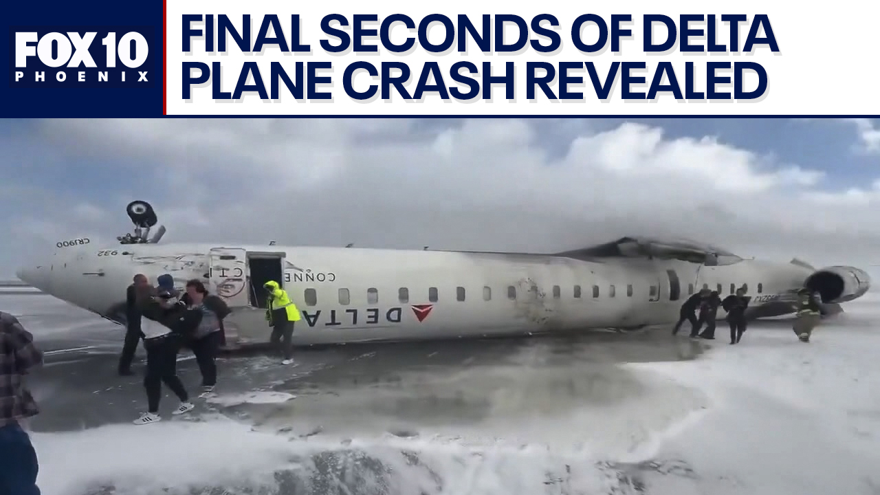 Final seconds of Delta plane crash l FOX 10 Talks