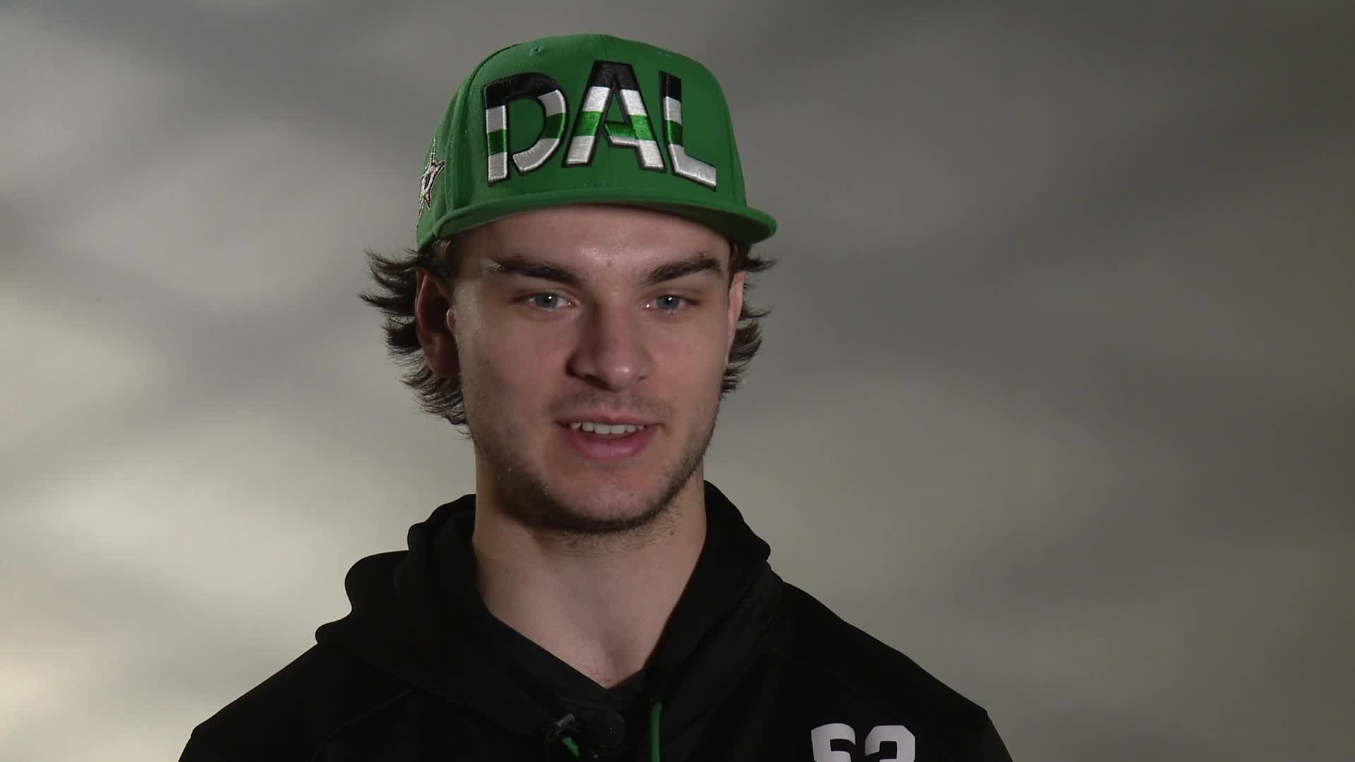 Wyatt Johnston on being drafted, winning for Jamie Benn