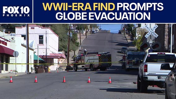 Parts of Globe evacuated after grenade finds