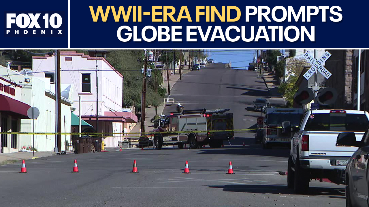 Parts of Globe evacuated after grenade finds