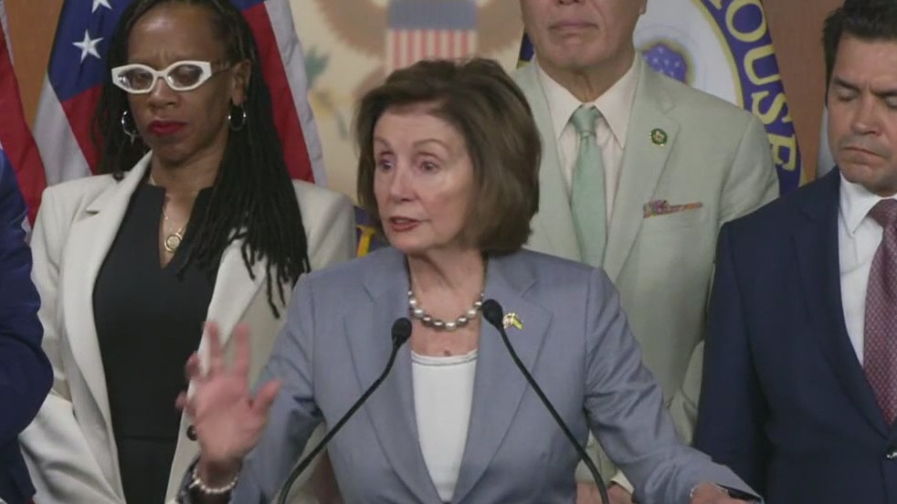 Nancy Pelosi reacts to federal response to anti-ICE protests