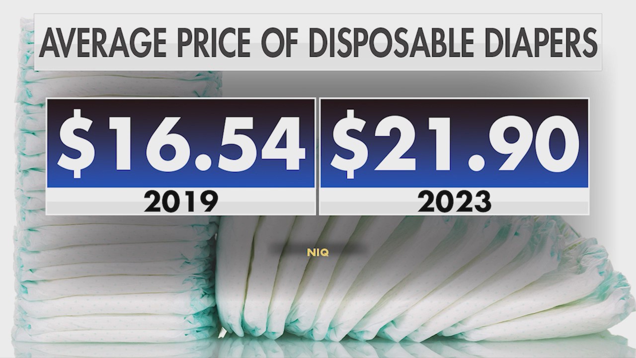 Parents struggling to afford diapers, nonprofits stepping up to help