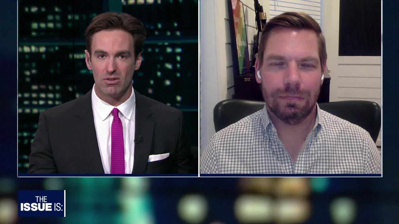 Rep. Swalwell, House impeachment manager, talks ongoing threat posed by Trump and his supporters