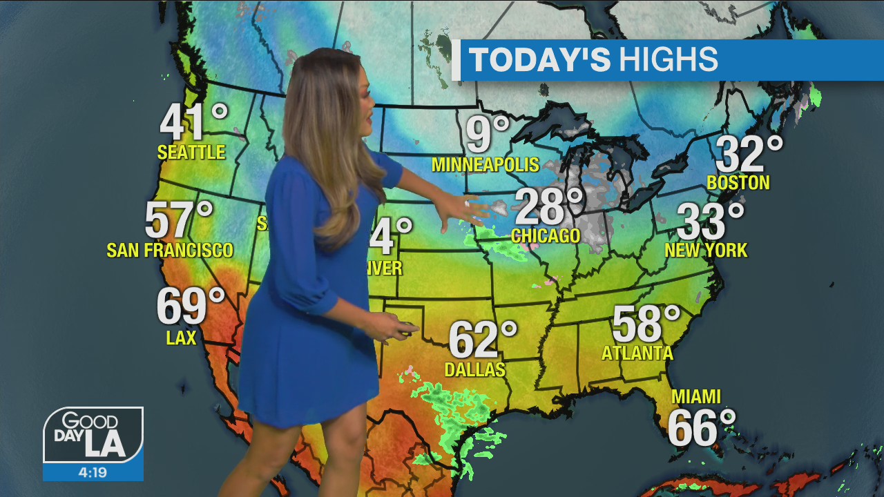 Weather Forecast for Monday, Jan. 24