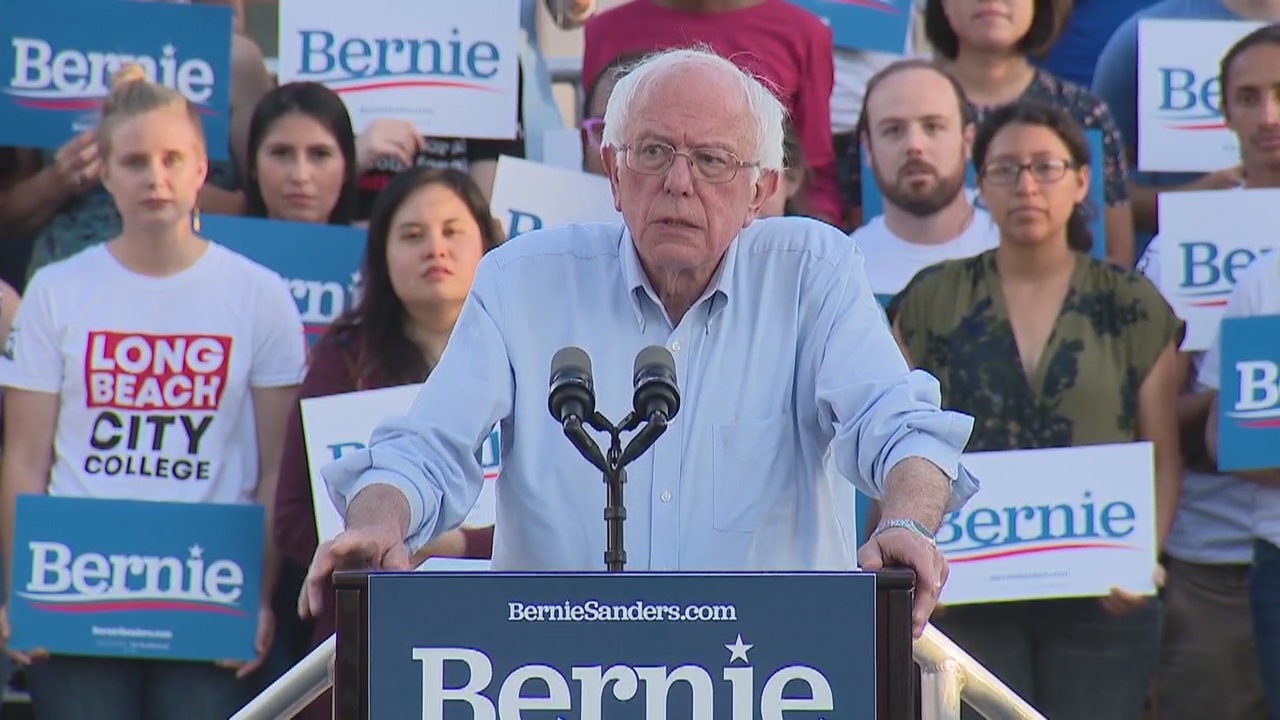 Long Beach man arrested for making threats of violence targeting Bernie Sanders campaign rally