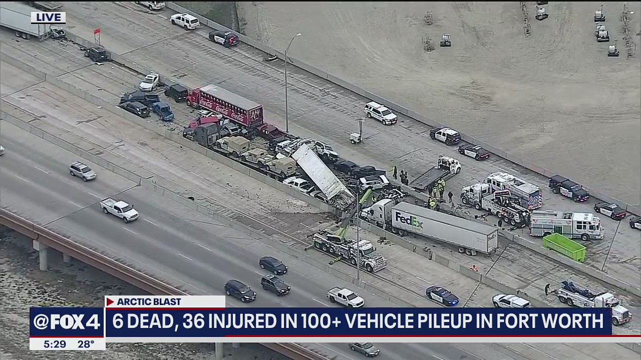 6 dead, dozens injured in I-35W pileup in Fort Worth involving 133 ...