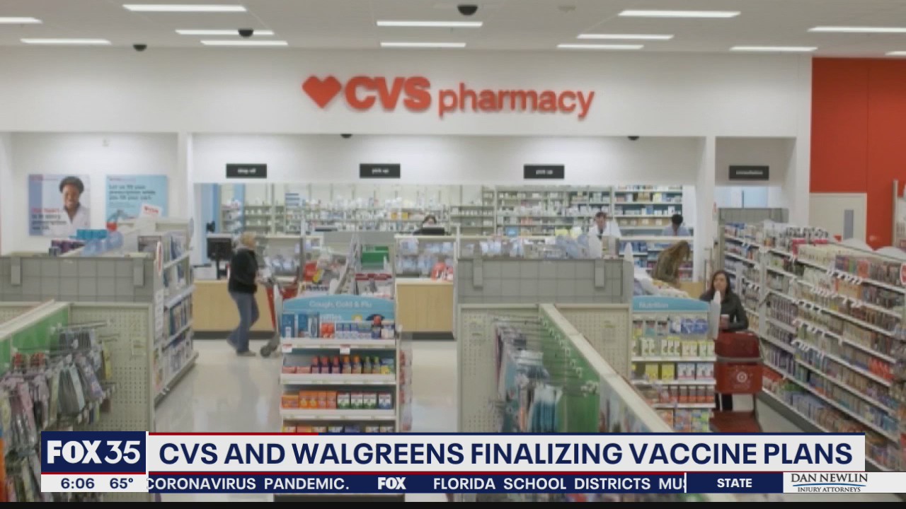 CVS and Walgreens finalizing vaccine plans