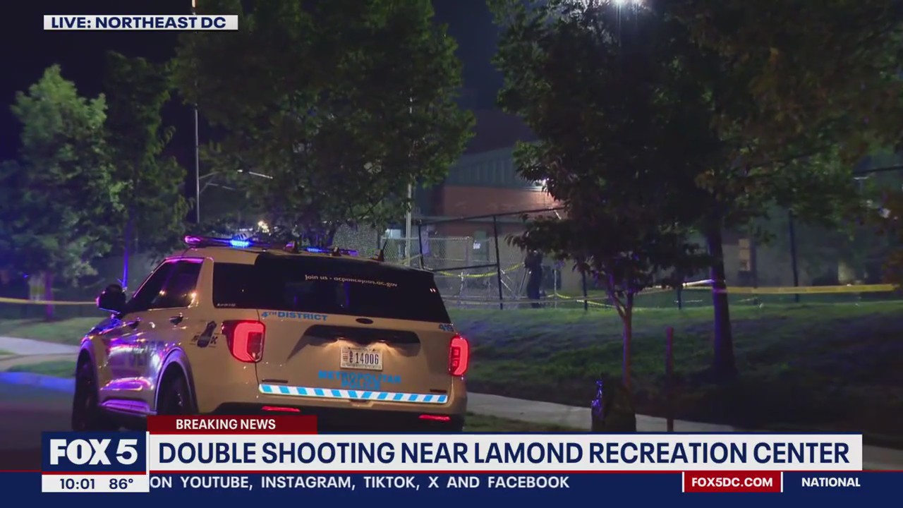 Double shooting near Lamond Recreation Center in DC | FOX 5 DC