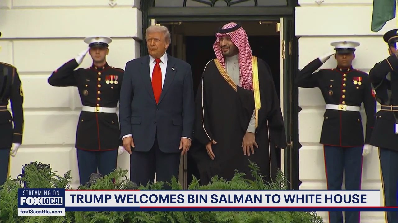 Trump welcomes Saudi crown prince Mohammed bin Salman to White House