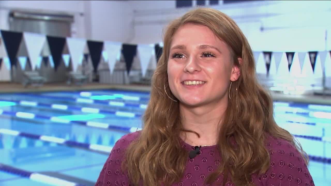 Kingwood High School swimmer is Making the Grade