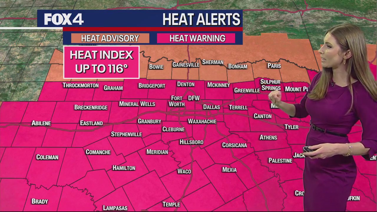 Dallas weather: August 10 afternoon forecast