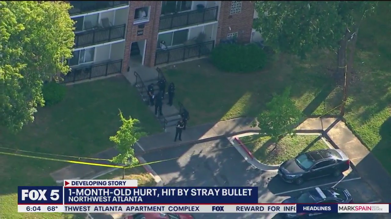 Baby hit by stray bullet in northwest Atlanta | FOX 5 Atlanta