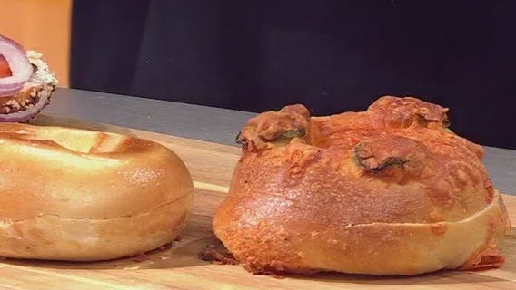 Lox and bagels from Rosen's Bagels Company