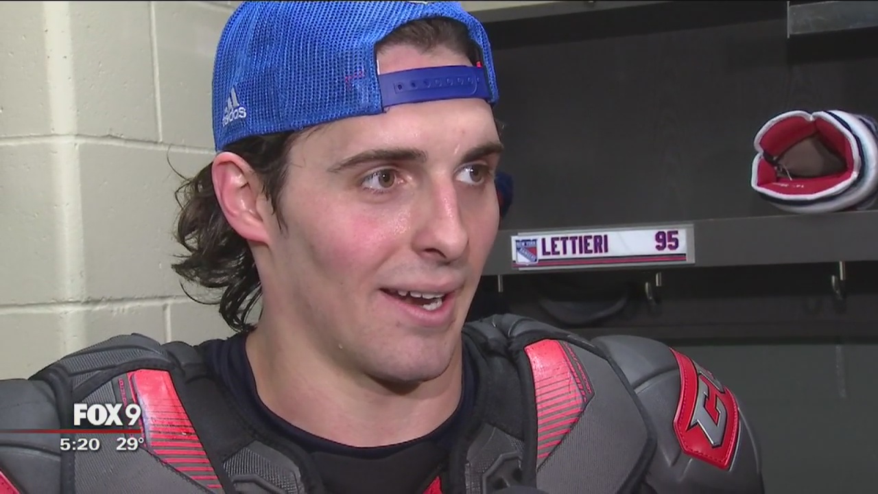 Vinni Lettieri, Nick Seeler, hometown favorites hit ice at Wild-Rangers game