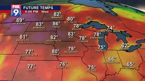 Future temps as summertime heat arrives in Minnesota
