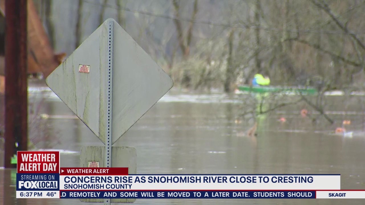 Snohomish River hits record levels