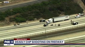 105 Freeway shooting ends with 1 dead; Traffic remains backed up in Paramount