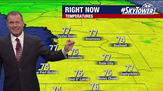 Tampa weather | Monday afternoon forecast